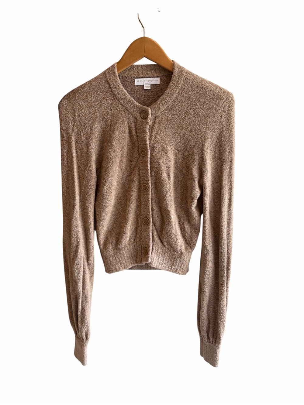 Spiritual Gangster Melody Beige Soft Cozy Cardigan Sweater - Picture 7 of 10
